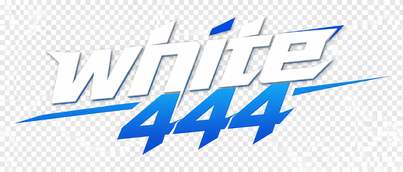 White 444 Logo